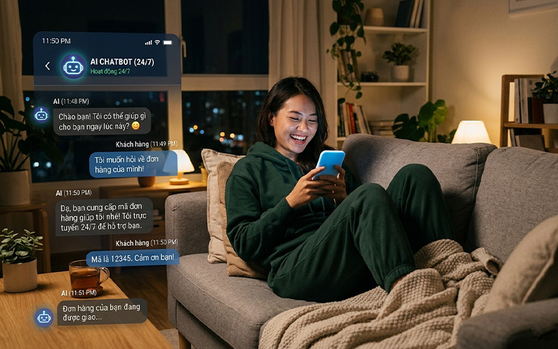 công cụ chăm sóc khách hàng 24/7